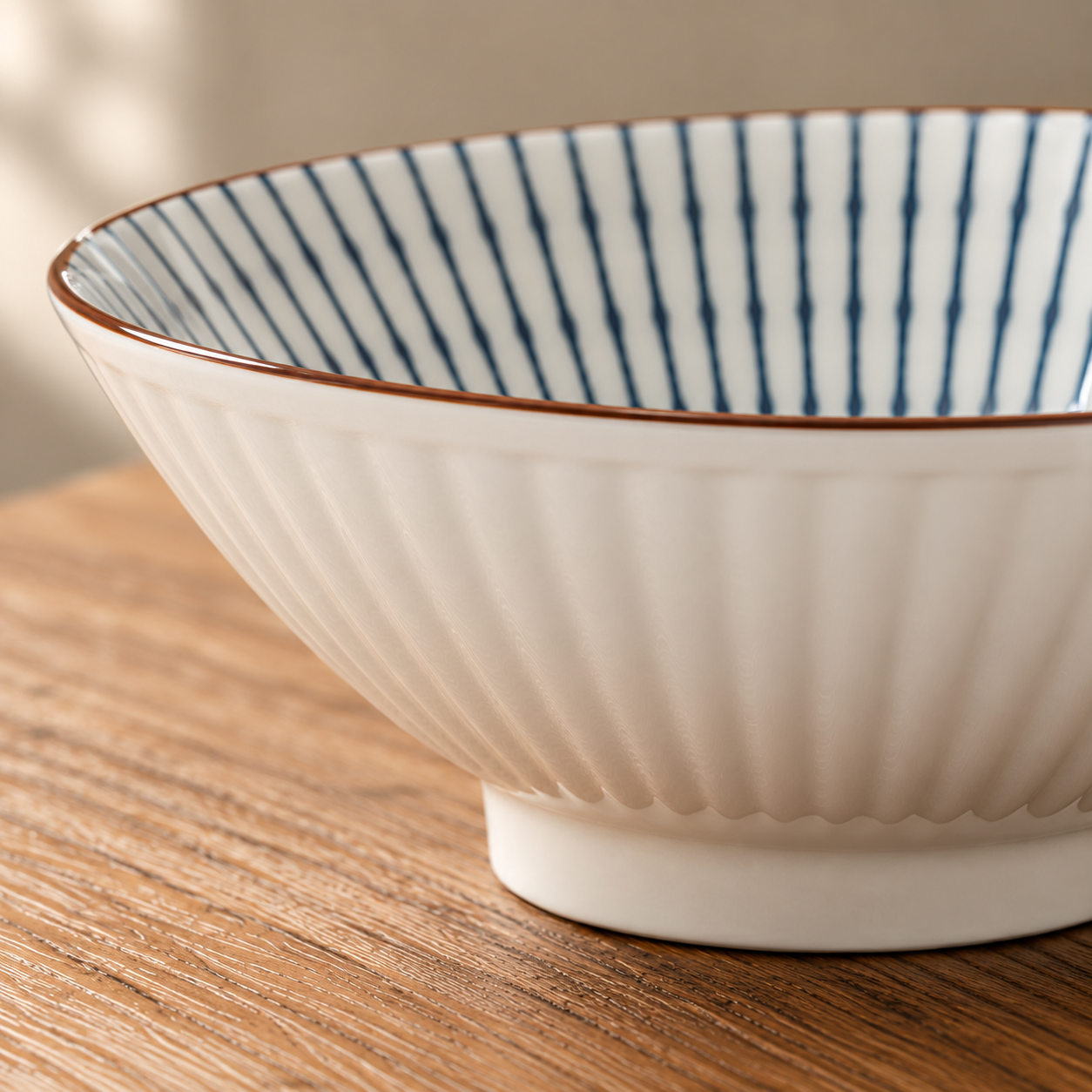 Stylish ceramic rice bowl for kitchen tableware