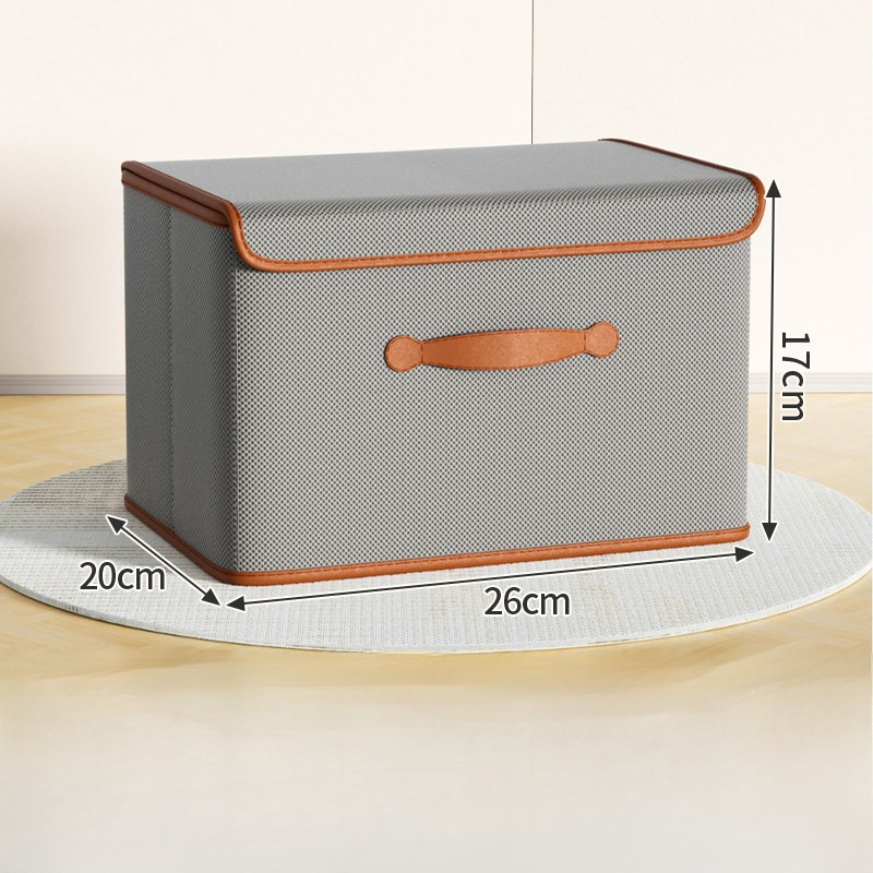 Large capacity storage box with lid for clothes and blankets