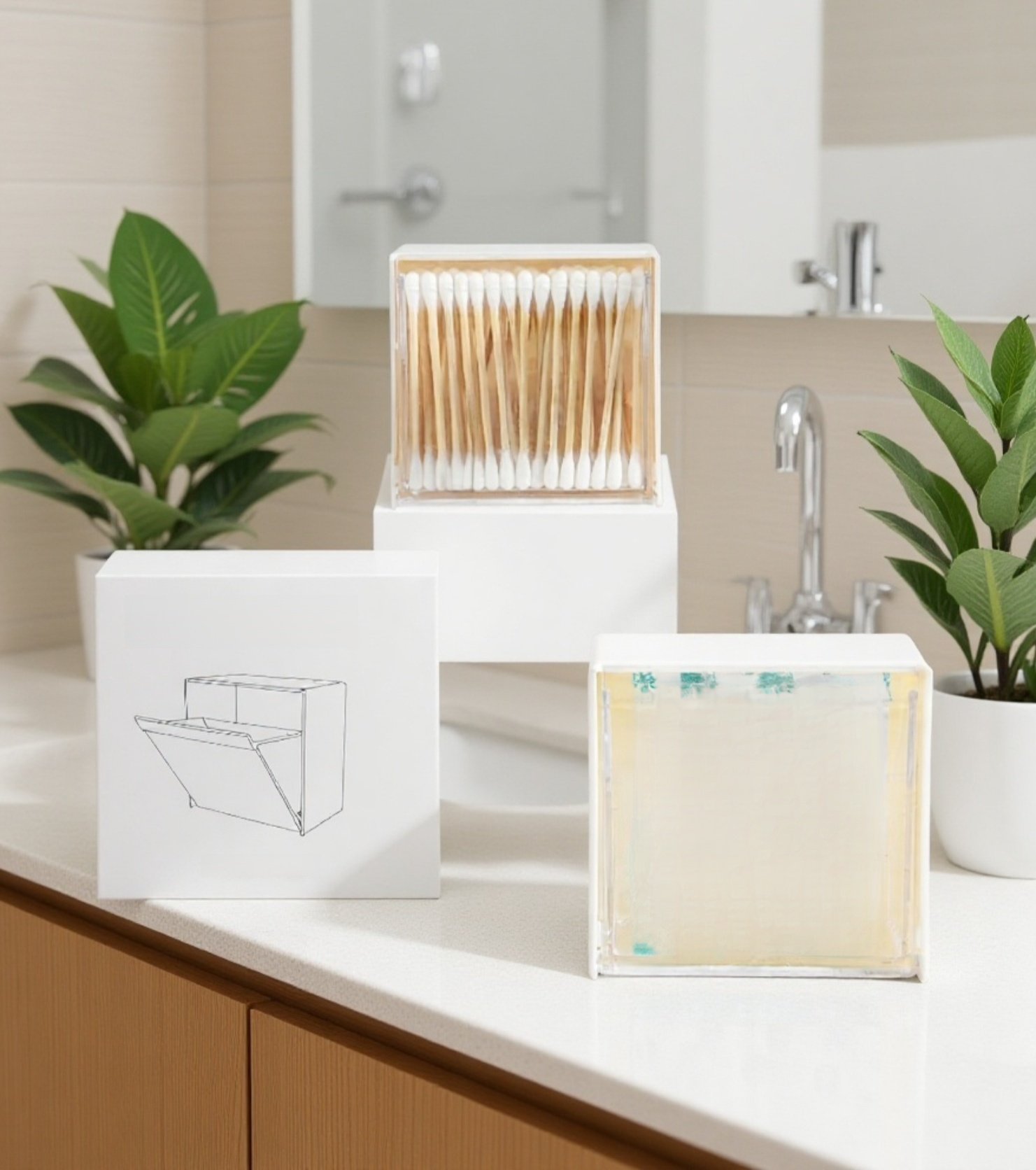 거실 인테리어와 어울리는 벽걸이 수납함