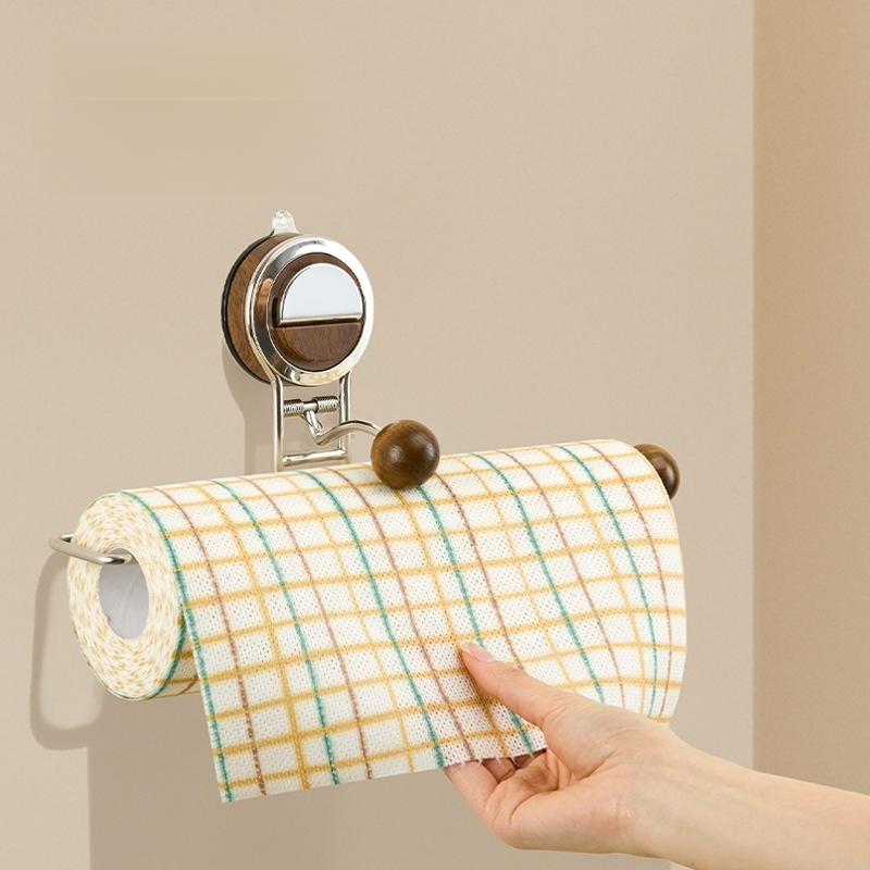 Suction-Cup Towel and Tissue Holder