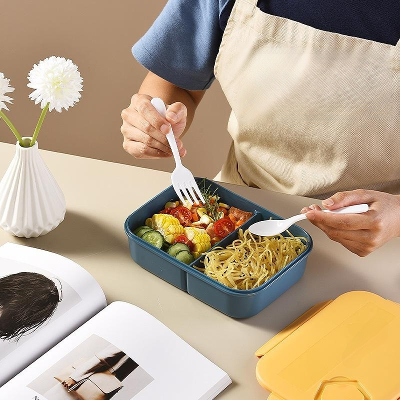 Lonchera compartimentada sellada