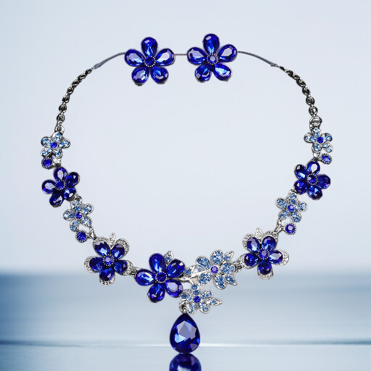 여성용 목걸이 및 귀걸이 세트