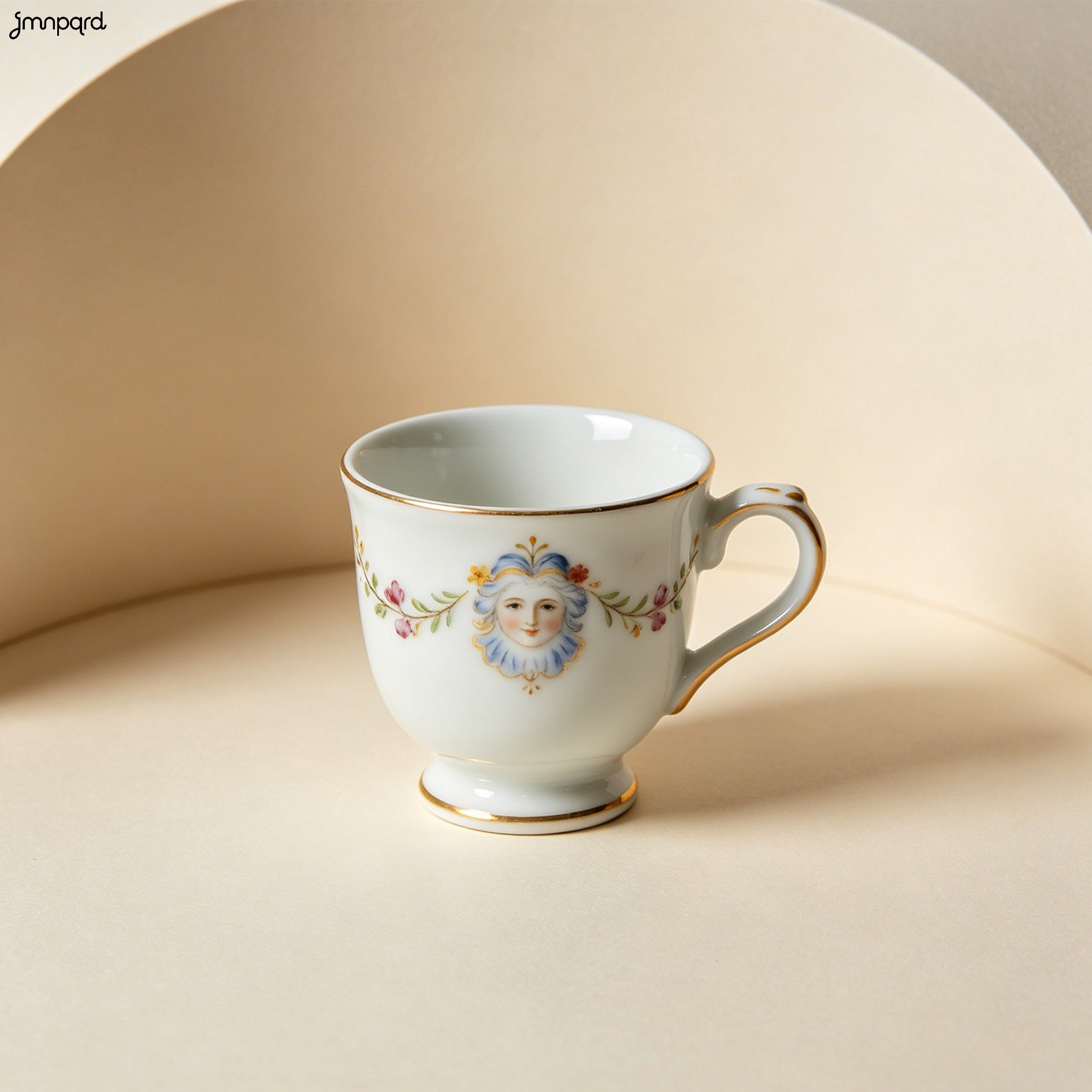 tazas de cerámica estilo retro con diseño elegante