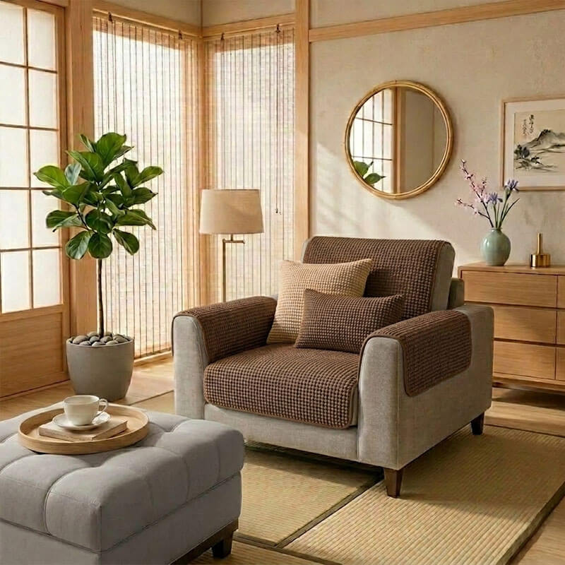家庭用滑り止めソファクッション、快適なソファプロテクター
