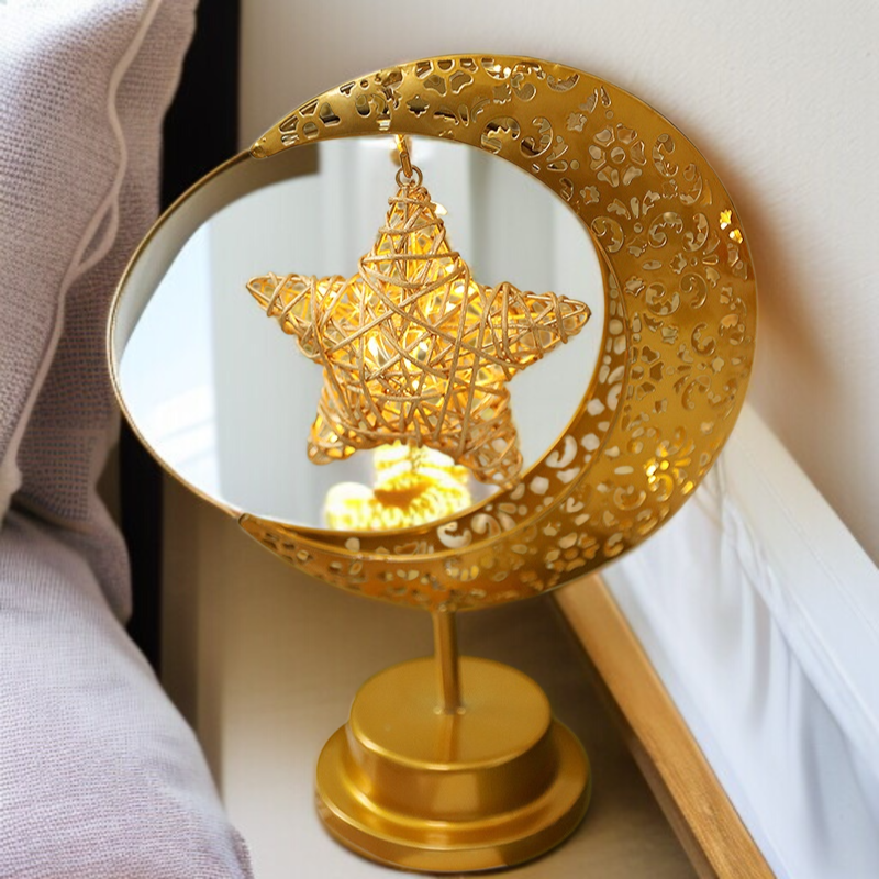 スタイリングランプ 寝室 オーブ アンビエントランプ 中空 Led ムーンランプ ホリデーデコレーションライト