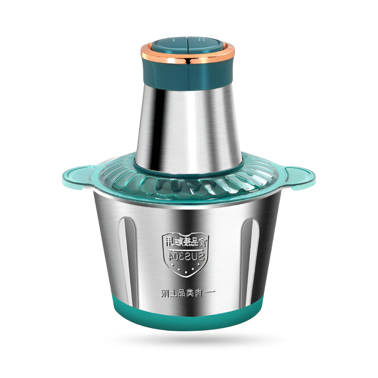 Stainless steel electric food processor