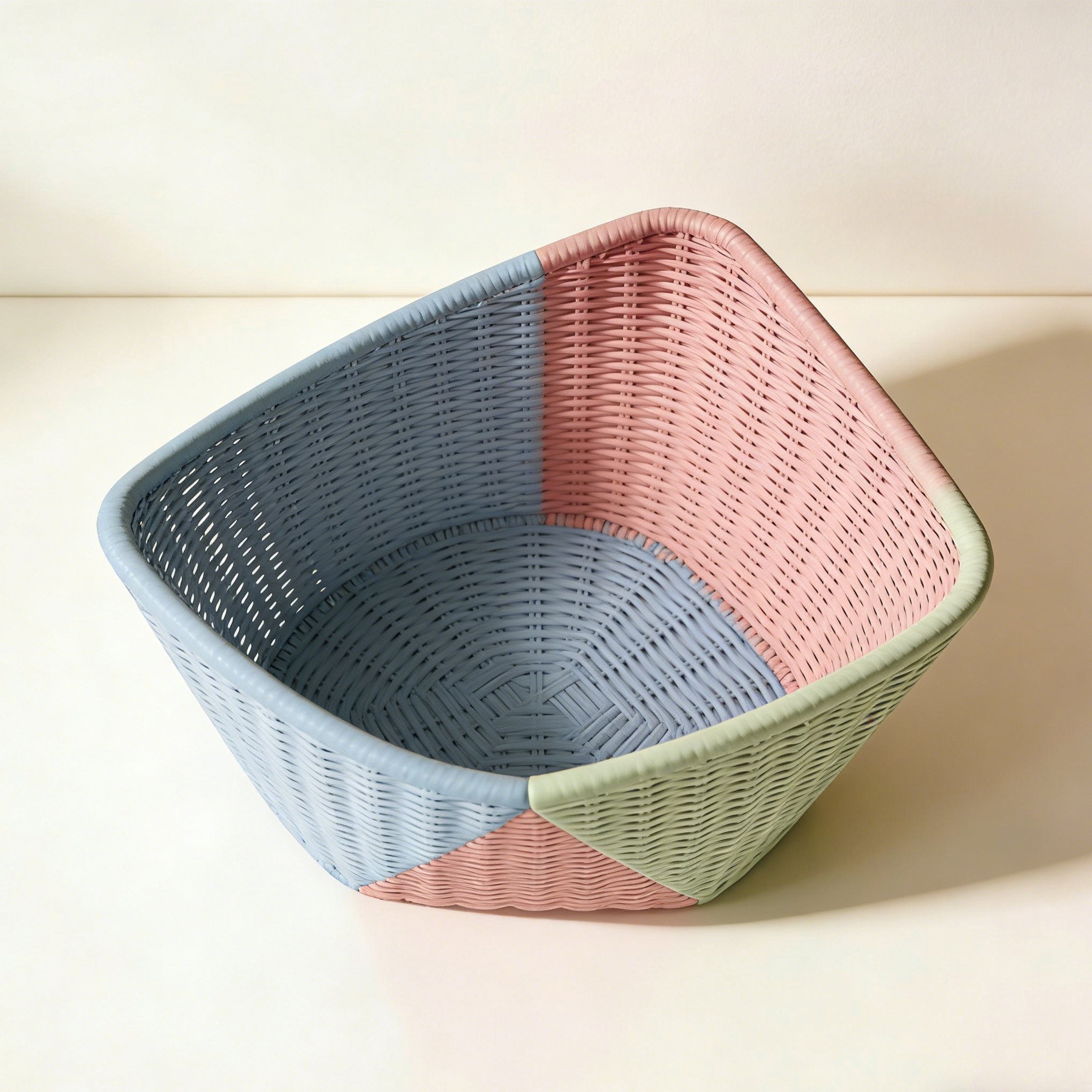 Set of 2 kitchen vegetable storage baskets