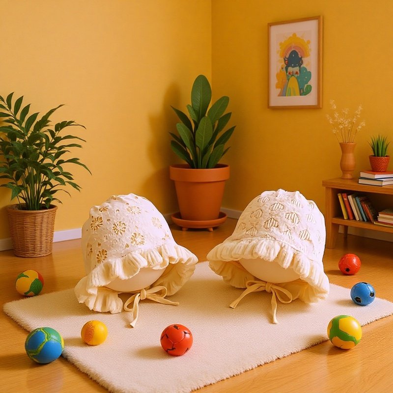 Sombrero lindo de bebé, gorro infantil tejido, para otoño e invierno,