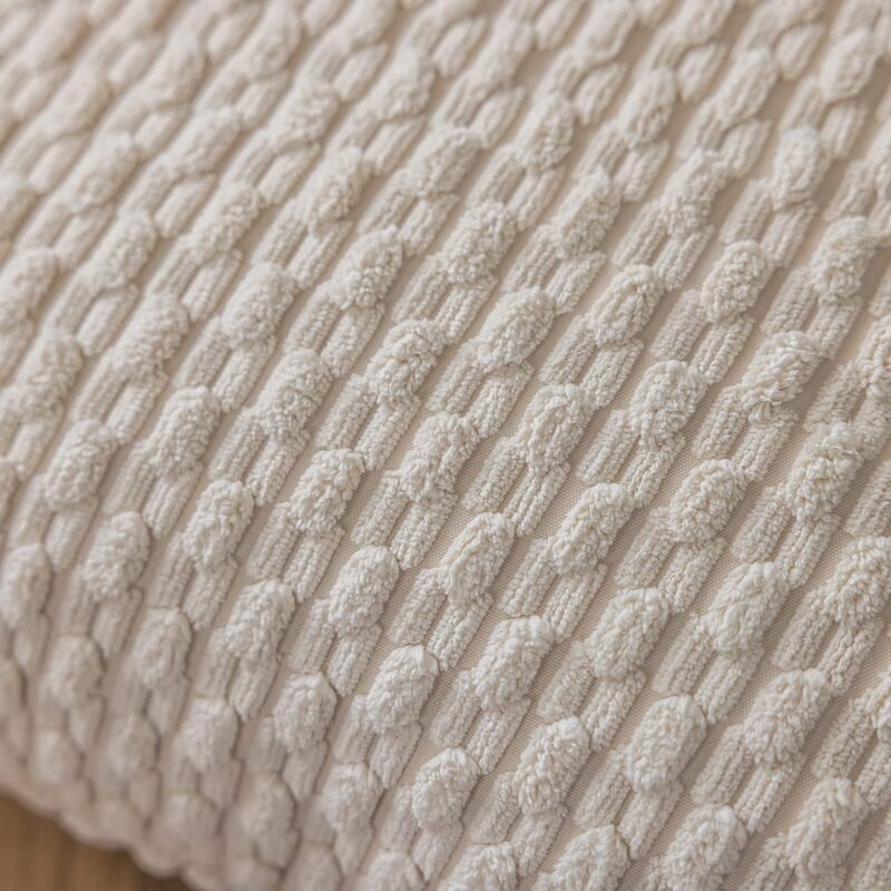 链条灯芯绒抱枕枕套