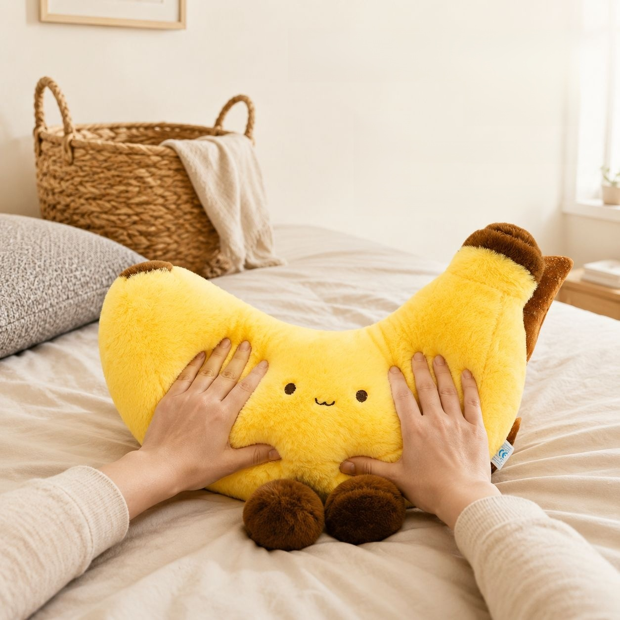 Simulation Long Legs Banana Plush Toy Pillow