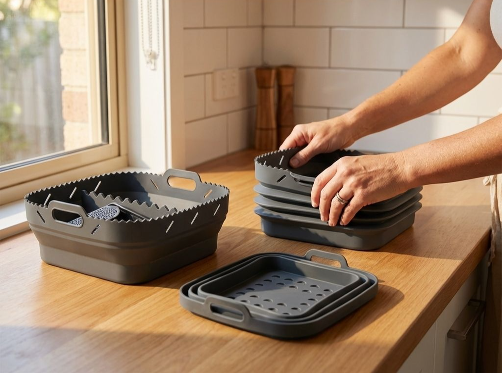 Wiederverwendbare Frischhaltematte aus Silikon