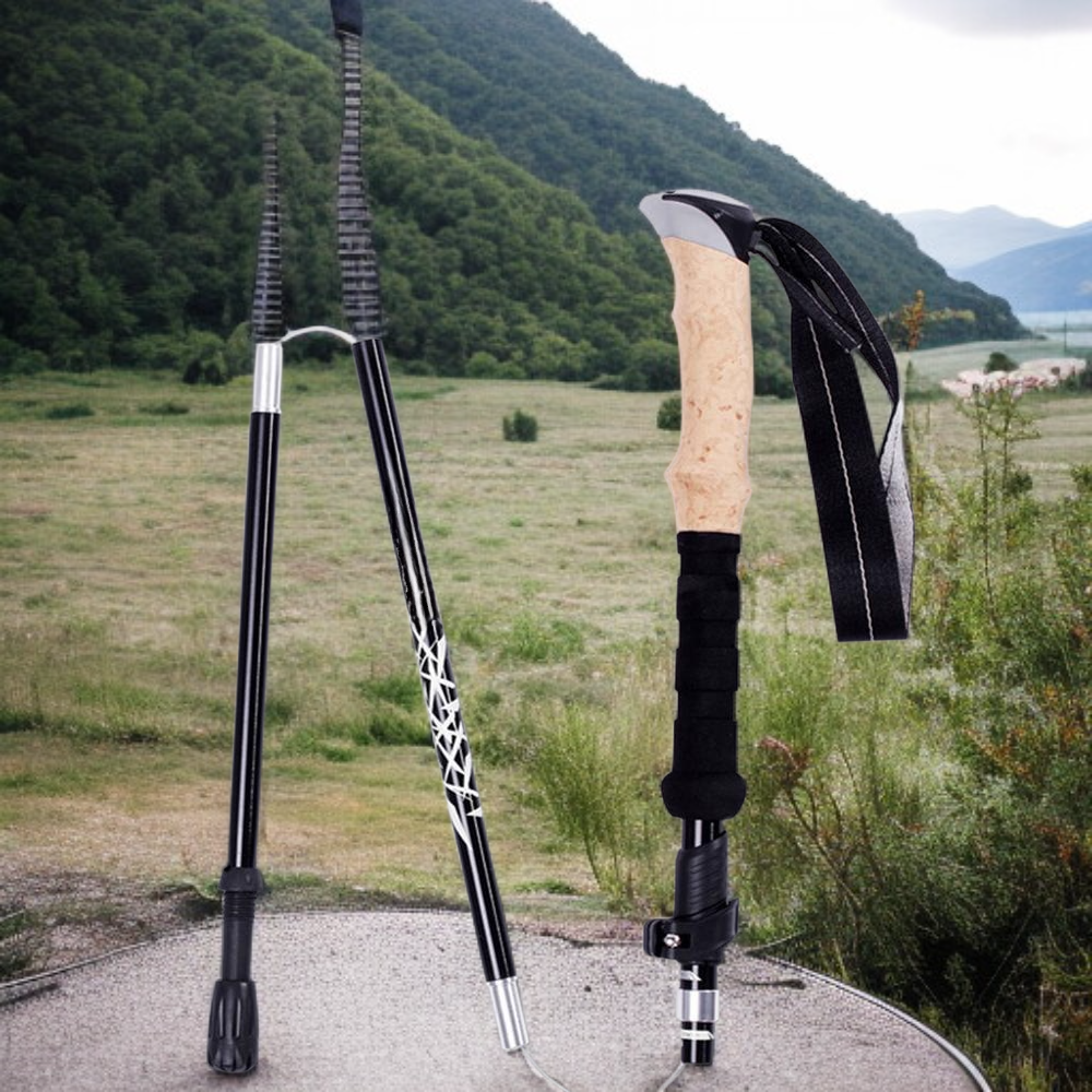 내구성 강한 카본 섬유 등산 스틱 - 하이킹, 캠핑, 트레일 러닝용