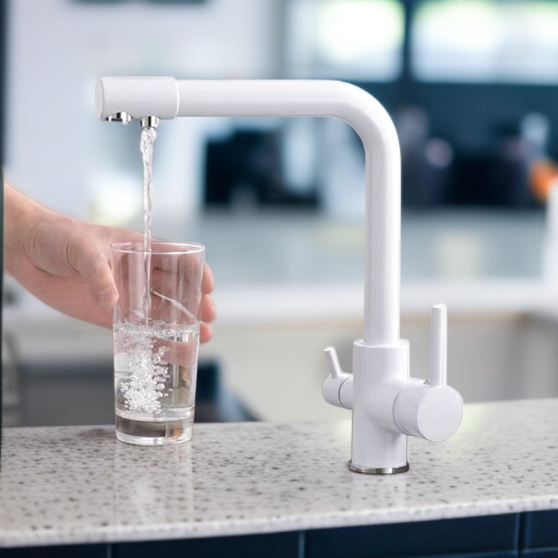 Kitchen Sink Dual Outlet Faucet Household Purified Water Direct Drinking Faucet