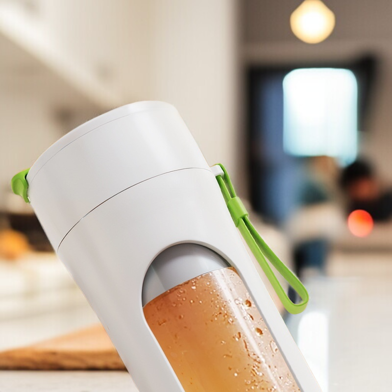 Taza de jugo portátil para el hogar con cuchillo de acero de 12 hojas