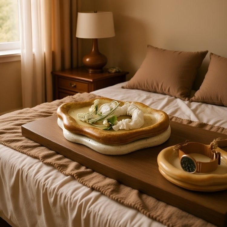 لوحة ديكور لتخزين المجوهرات والخزف