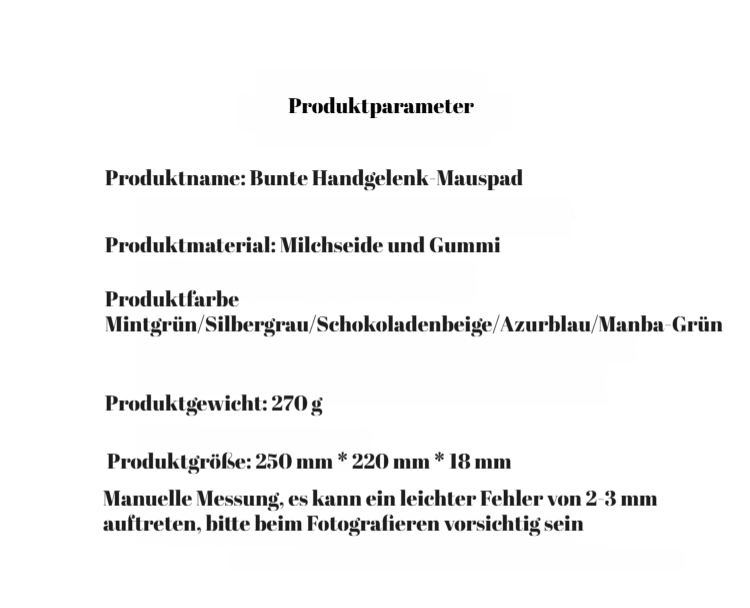 Schreibtischzubehör: Mauspad mit ergonomischem Design