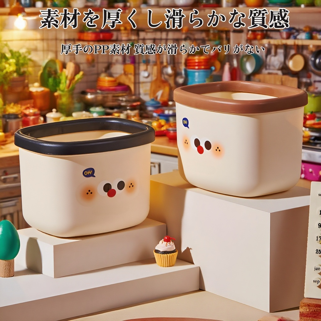 デスクトップ用ミニかわいいゴミ箱 蓋付き