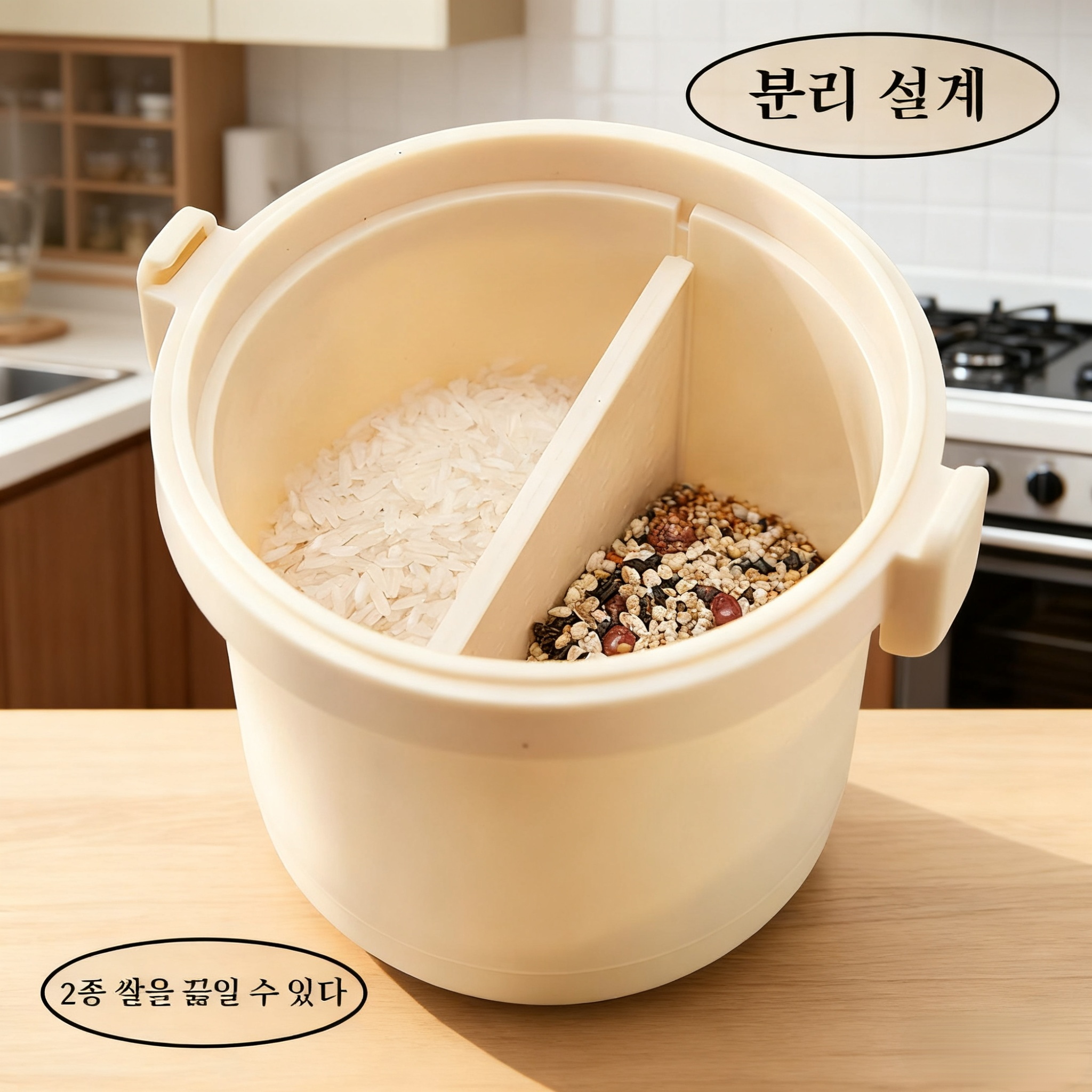 도시락 속 음식 분리 칸막이 상세 이미지