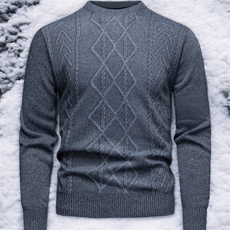 メンズの暖かい無地ダイヤモンドボトムシャツ