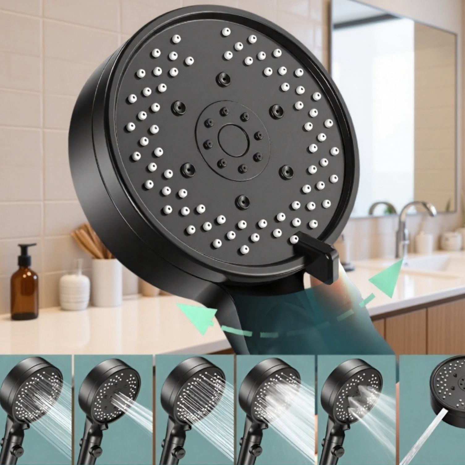 加圧シャワーヘッド