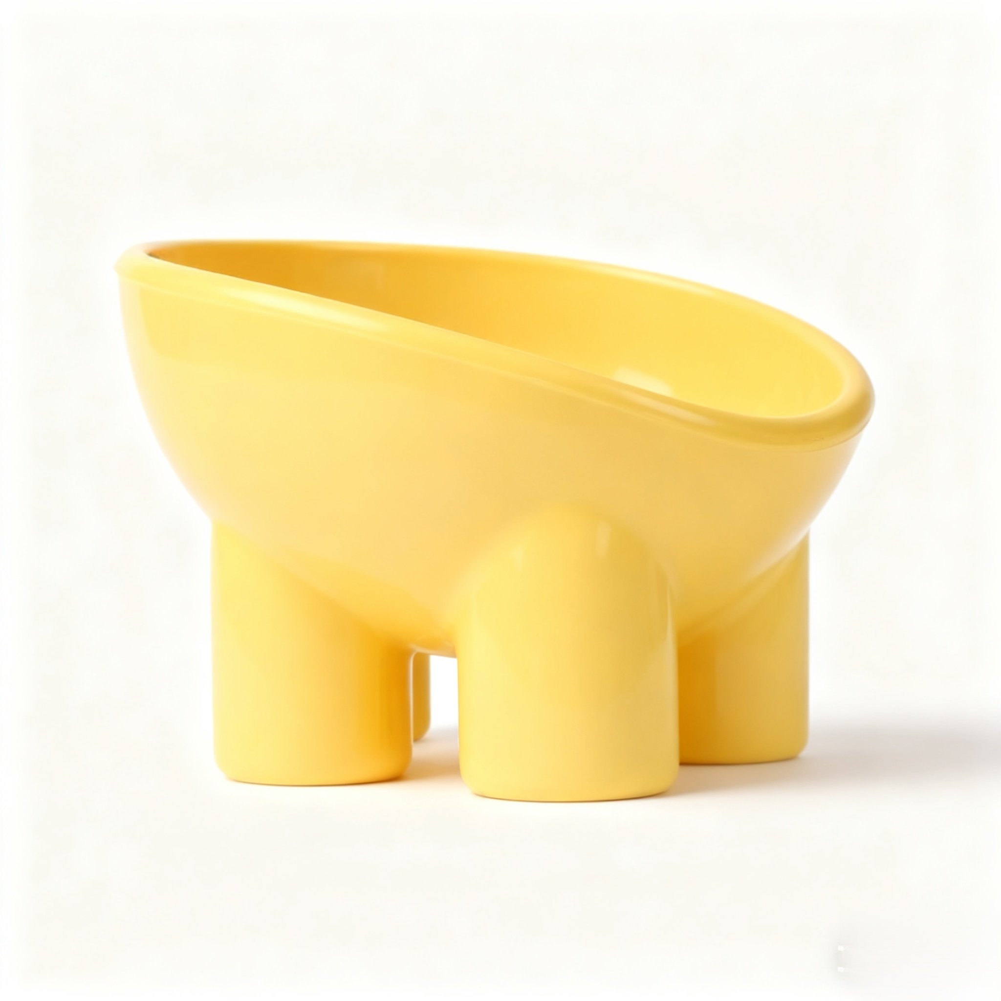 ชามอาหารแมว Elephant Leg Neck Support - ป้องกันการพลิกคว่ำ