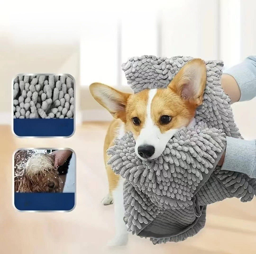 빨리 마르는 반려동물 목욕 담요