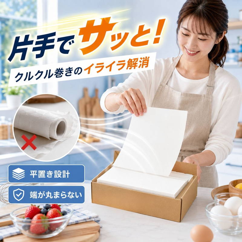 バーベキュー・ベーキング専用油吸収シート トレイ用