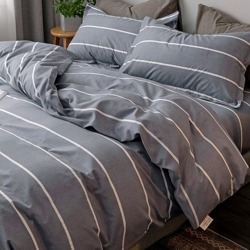 Funda de edredón individual de algodón