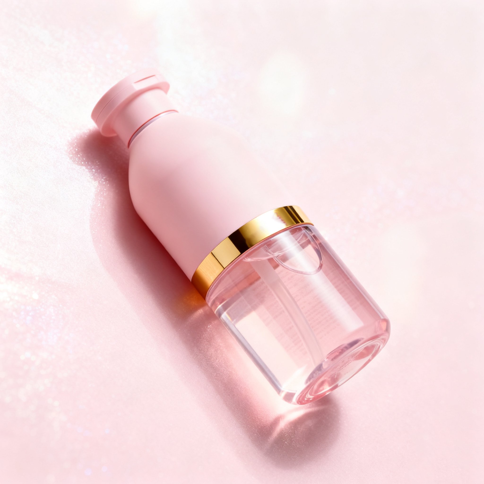 ขวดแชมพูสูตรกุหลาบ