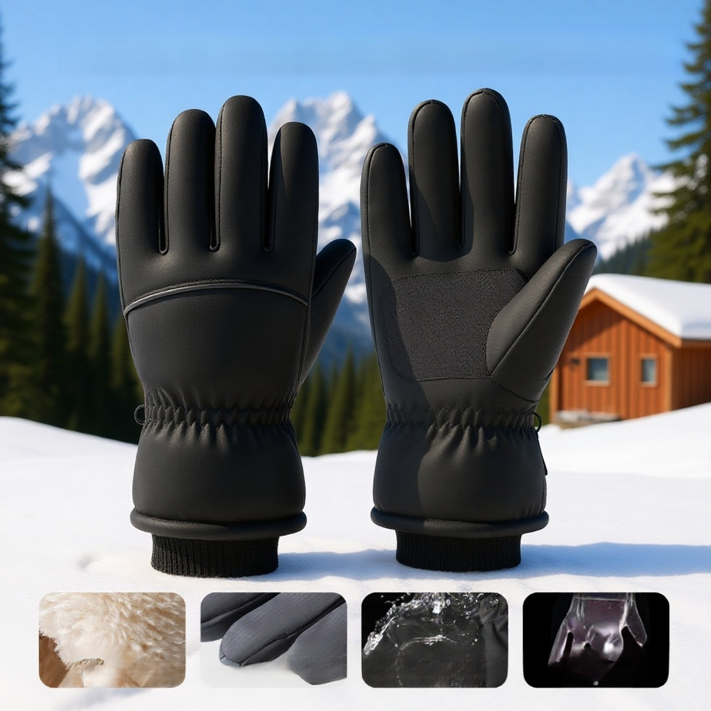 편안한 착용감을 제공하는 스키 장갑