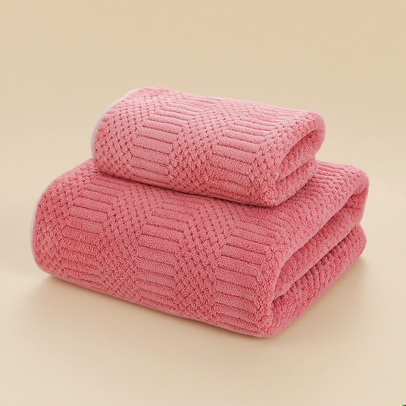 Coral Fleece Thickened Absorbent Adult Face Towel