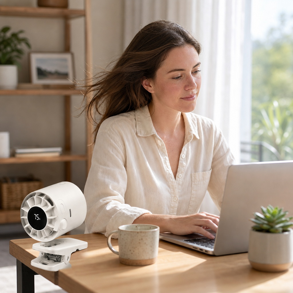 Portable Mini Air Conditioner Clip Fan
