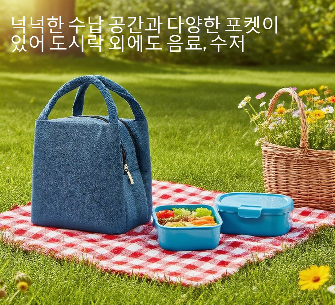 보온 기능이 뛰어난 휴대용 도시락 가방