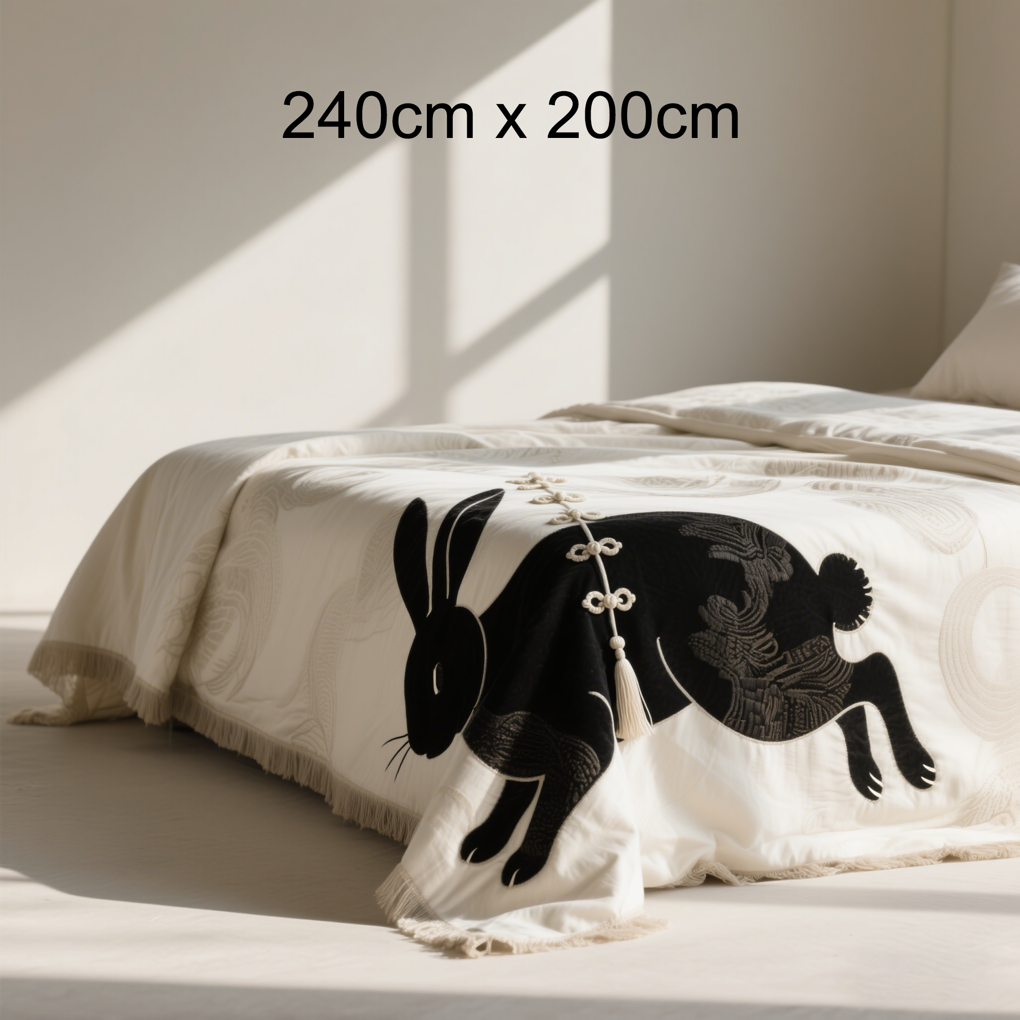 Manta cálida y ligera doblada en un sofá