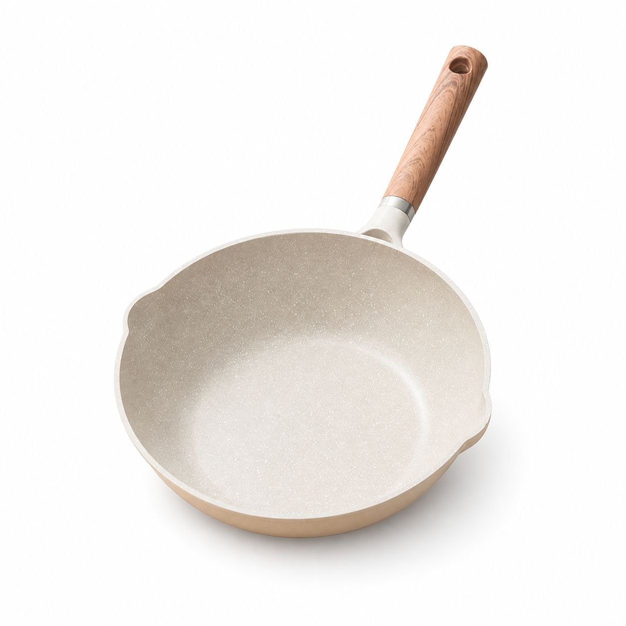 Granite Coated Oil-Free Non-Stick Frying Pan
