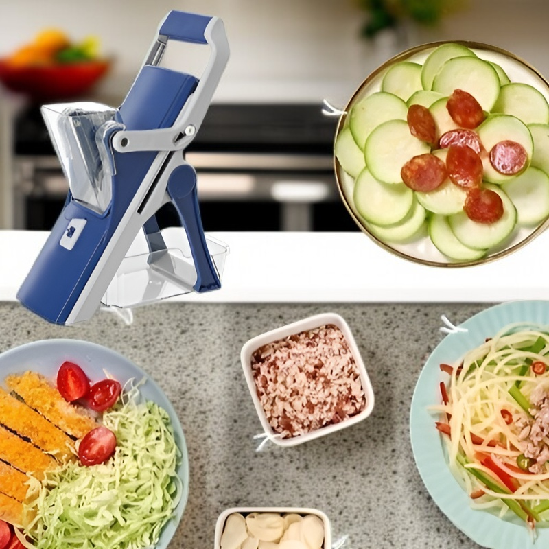 Cortador de verduras multifuncional para cocina, rallador manual de patatas