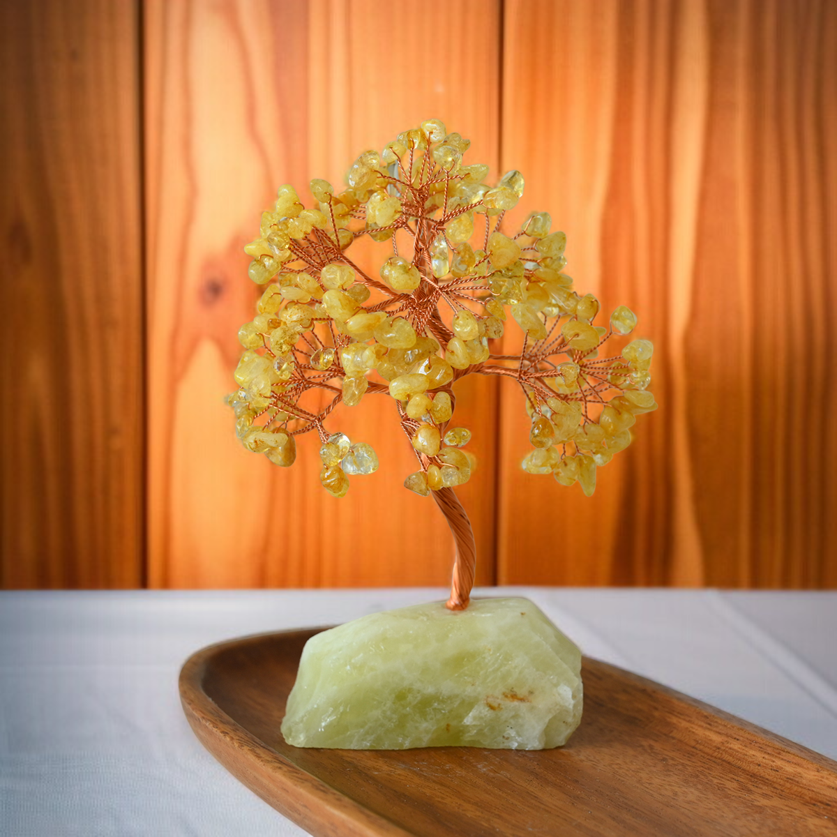 행운을 부르는 수정 부자 나무