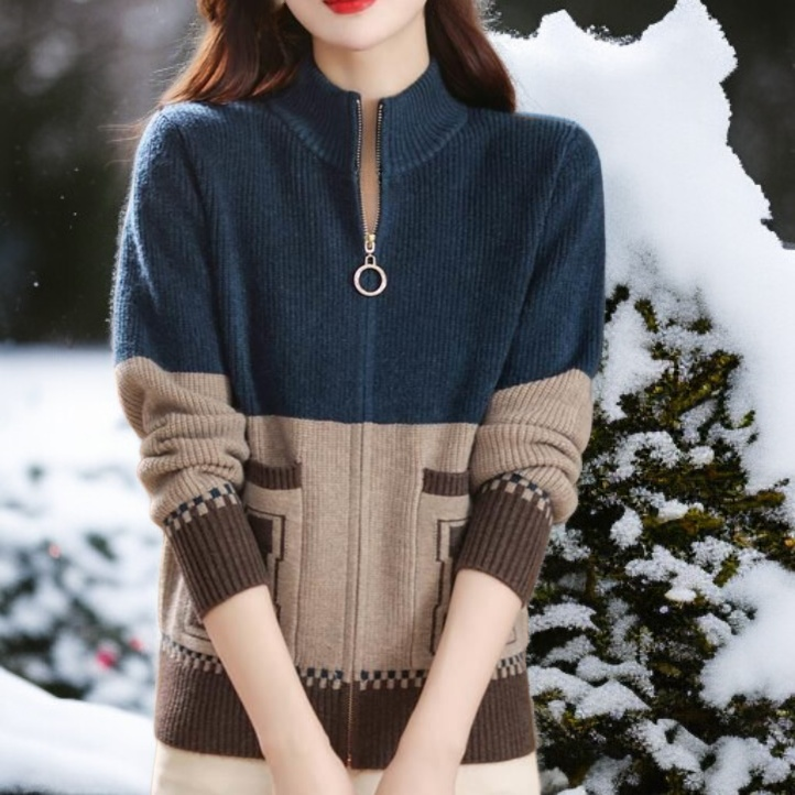 おしゃれなカジュアルニットカーディガン