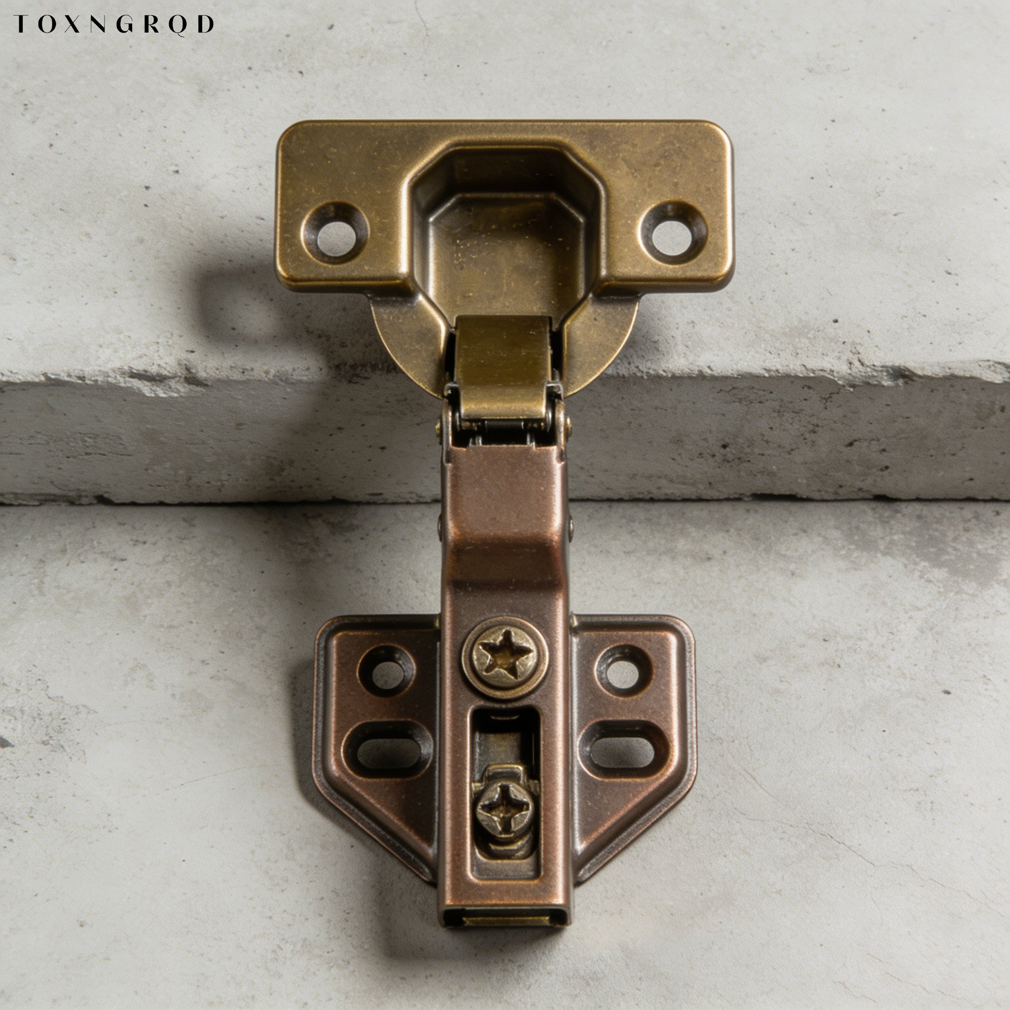 Instalación fácil de bisagra hidráulica sin orificios