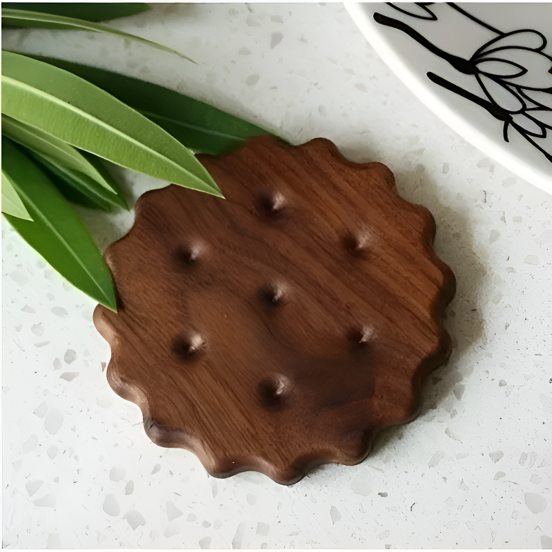Creative Solid Wood Mug Coasters Anti-scalding Insulation Table Mat