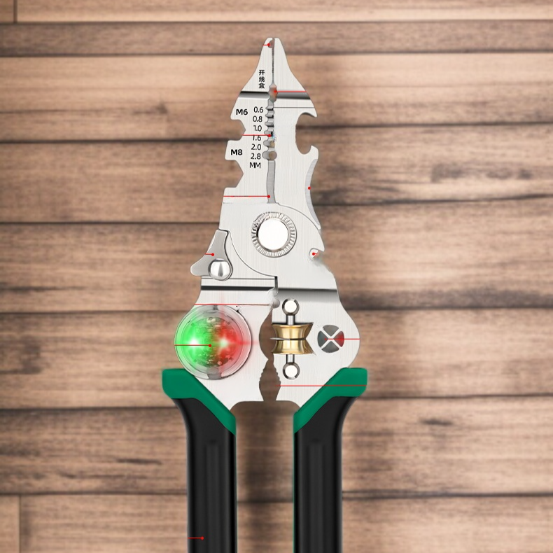 전기측정기능이 퀵 스트리퍼 전용 다기능 필링 전선 스트리퍼 폐선 전기공구함