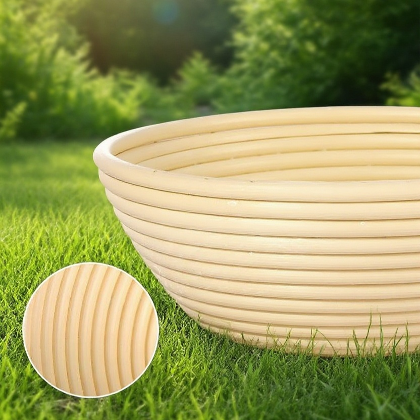 Vine Basket zur Teiggärung beim Brotbacken