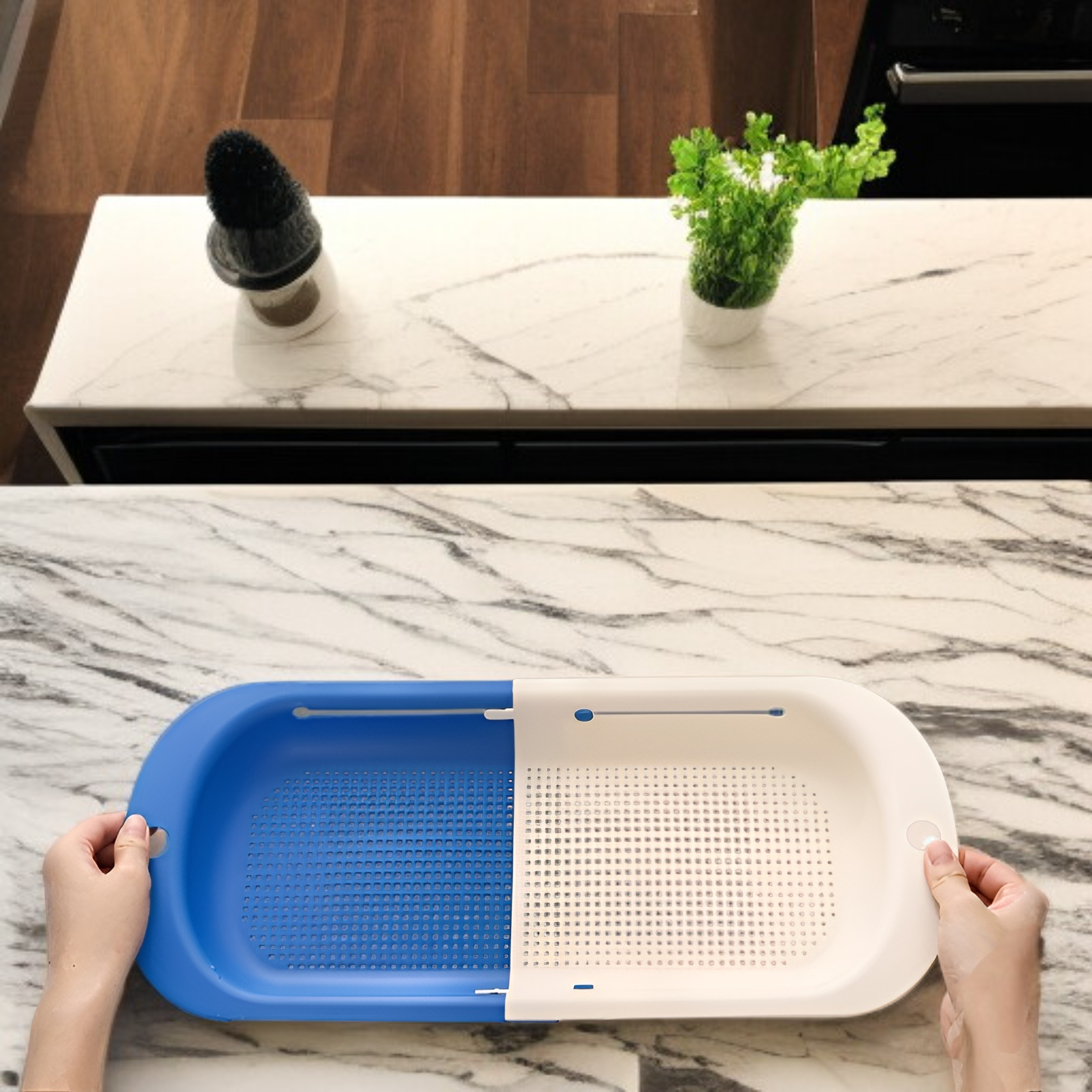 ドーパミン 引き込み式排水バスケット キッチンシンク排水ラック 果物と野菜フィルターバスケット アーティファクト