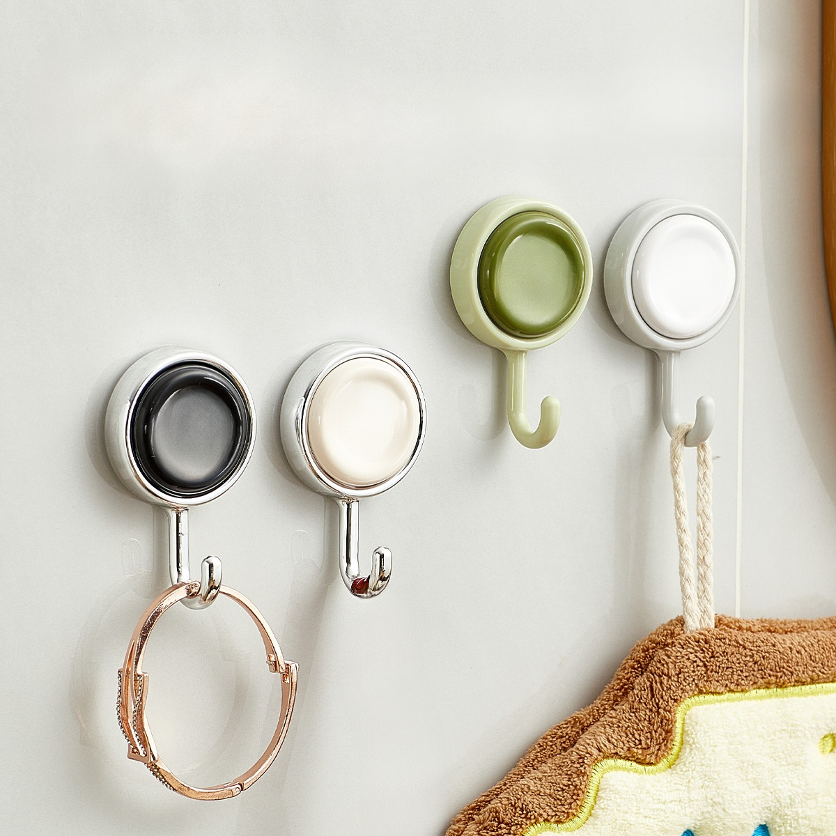 多巴胺免打孔旋轉無痕掛鉤