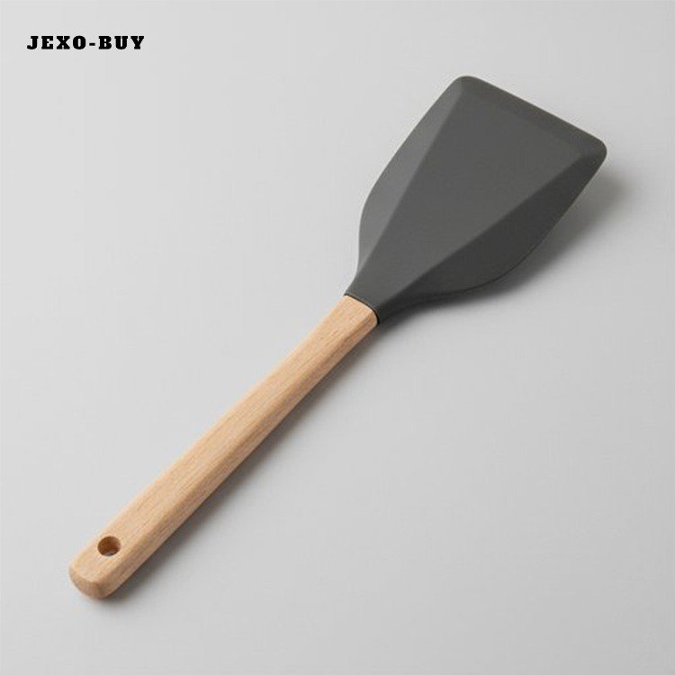 ไม้พายซิลิโคนสำหรับทำอาหารในครัวเรือนแบบไม่ติดกระทะ (แพ็ค 2 ชิ้น)