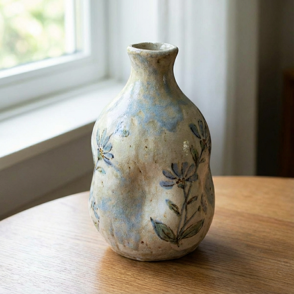 แจกันเซรามิกทำมือ