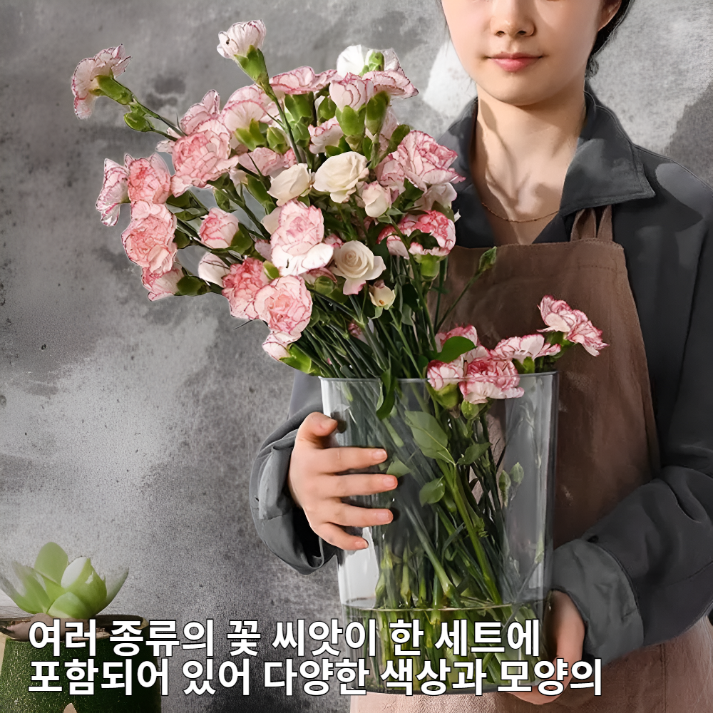 다양한 꽃의 씨앗