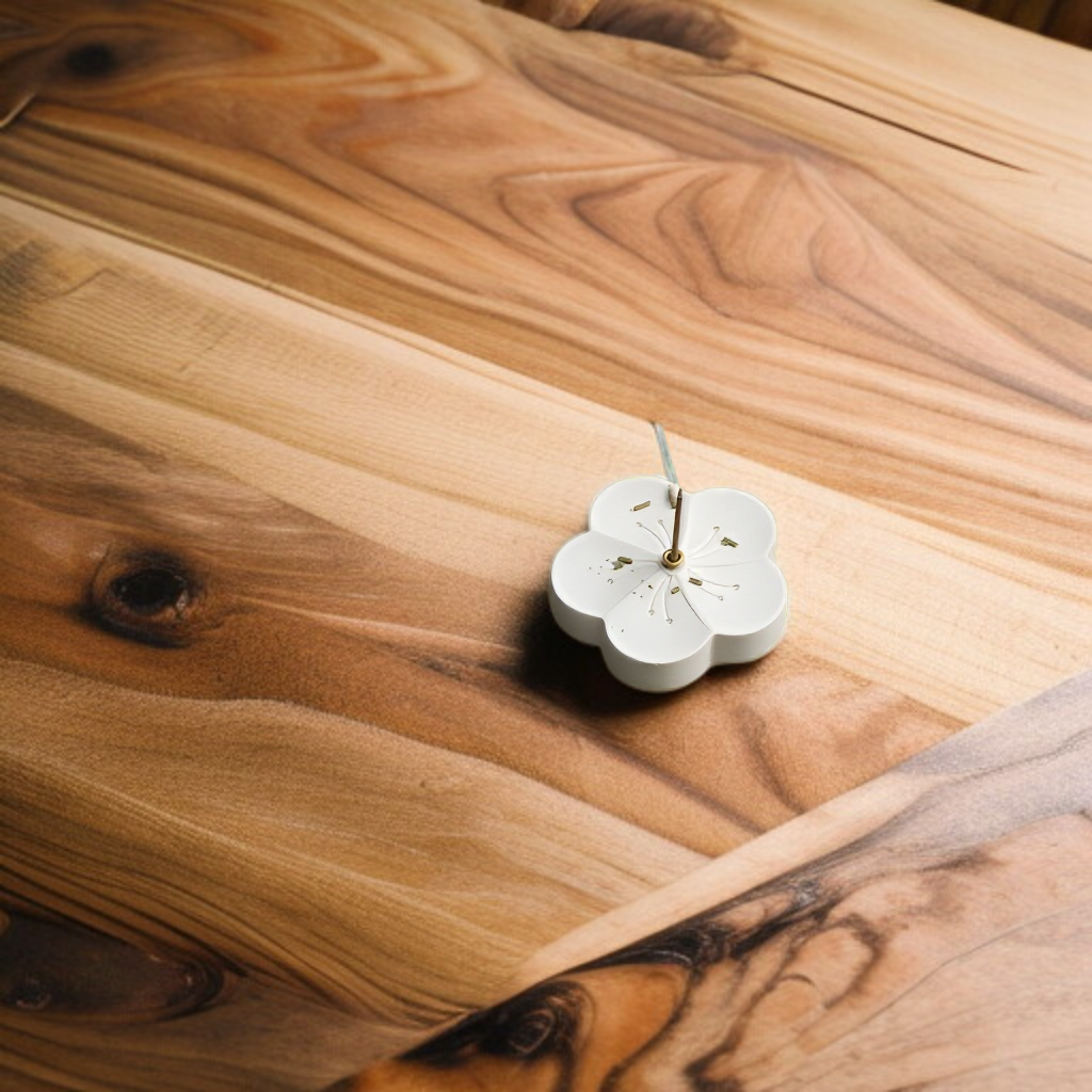 티룸 미니 향로와 인센스 스틱 사용 예시