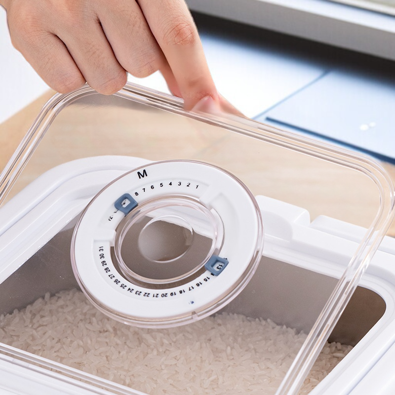 휴대용 밀폐수납 쌀통 스테인리스 스틸 두꺼운 다용도 수납함 방충 방습 쌀통