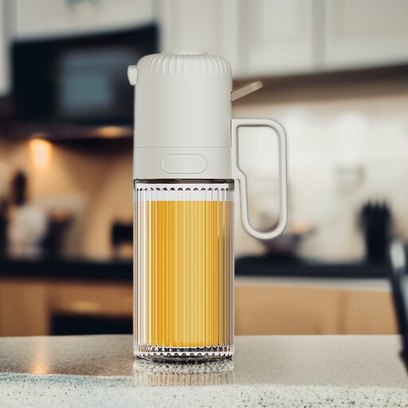Glass Spray Oil Dispenser Kitchen Oil Control Air Fryer Oil Bottle